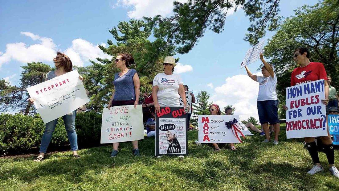 Protesters greet Pence at Wheeling park News, Sports, Jobs News and